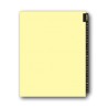 Black Leather 11" Side Collated Sets (Index, A-Z)