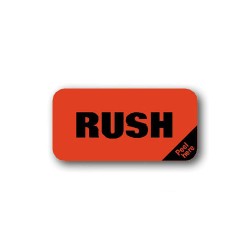 Reminder Labels "RUSH"