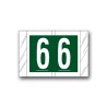 Col’R’Tab Color Coded Numerical Labels "6" (1" x 1-1/2")