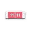 Col’R’Tab Color Coded Numerical Labels "11" (1/2" x 1-1/2")
