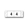 Col’R’Tab Color Coded Numerical Labels "4" (1/2" x 1-1/2")