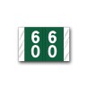Col’R’Tab Color Coded Numerical Labels "66" (1" x 1-1/2")