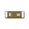 Col’R’Tab Color Coded Alphabetical Labels "E" (1/2" x 1-1/2")