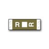 Col’R’Tab Color Coded Alphabetical Labels "R" (1/2" x 1-1/2")