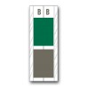 Acme Visable Color Coded Alphabetical Labels "B" (4" x 1-1/2")