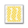 Col’R’Tab Color Coded Alphabetical Labels "Z" (1-1/2" x 1-1/2")