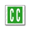Col’R’Tab Color Coded Alphabetical Labels "C" (1-1/2" x 1-1/2")