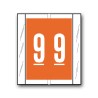 Acme Visable Color Coded Numerical Labels "9" (1-2/3" x 1-1/2")