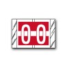 Col’R’Tab Color Coded Alphabetical Labels "O" (1" x 1-1/2")