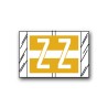 Col’R’Tab Color Coded Alphabetical Labels "Z" (1" x 1-1/2")