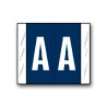 GBS/VRE Color Coded Alphabetical Labels "A" (1-5/16" x 1-1/2")