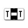 Jeter 0200 Color Coded Alphabetical Labels "T" (15/16" x 1-5/8")