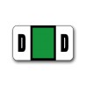 Safeguard Color Coded Alphabetical Labels "D" (15/16" x 1-5/8")