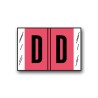Col'R'Tab Alpha-Kolor Color Coded Alphabetical Labels "D" (1" x 1-1/2")