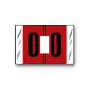 Col'R'Tab Alpha-Kolor Color Coded Alphabetical Labels "O" (1" x 1-1/2")
