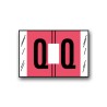 Col'R'Tab Alpha-Kolor Color Coded Alphabetical Labels "Q" (1" x 1-1/2")