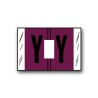 Col'R'Tab Alpha-Kolor Color Coded Alphabetical Labels "Y" (1" x 1-1/2")