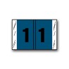 Col'R'Tab Digi-Kolor Color Coded Numerical Labels "1" (1" x 1-1/2")