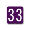 GBS/VRE Color Coded Numerical Labels "3" (1-5/16" x 1-1/4")
