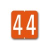 GBS/VRE Color Coded Numerical Labels "4" (1-5/16" x 1-1/4")