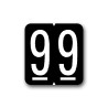 GBS/VRE Color Coded Numerical Labels "9" (1-5/16" x 1-1/4")