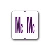 GBS/VRE 8848/8850 Color Coded Alphabetical Labels "Mc" (1-5/16" x 1-1/4")