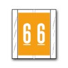 SFI Color Coded Numerical Labels "6" (1-2/3" x 1-1/2")