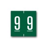 Ames Color Coded Numerical Labels "9" (1-7/8" x 1-7/8")