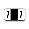 Jeter 7300 Color Coded Numerical Labels "7" (15/16" x 1-5/8")