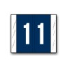 GBS/VRE Color Coded Numerical Labels "1" (1-5/16" x 1-1/2")