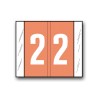 GBS/VRE Color Coded Numerical Labels "2" (1-5/16" x 1-1/2")
