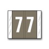 GBS/VRE Color Coded Numerical Labels "7" (1-5/16" x 1-1/2")