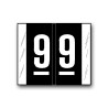 GBS/VRE Color Coded Numerical Labels "9" (1-5/16" x 1-1/2")
