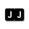 Tabbies Color Coded Alphabetical Labels "J" (15/16" x 1-1/2")