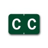 Tabbies Color Coded Alphabetical Labels "C" (15/16" x 1-1/2")