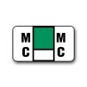 POS 2000 Color Coded Alphabetical Labels "Mc" (15/16" x 1-5/8")