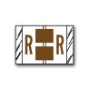 Tab Products Color Coded Alphabetical Labels "R" (1" x 1-1/2")