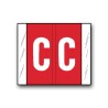 GBS/VRE Color Coded Alphabetical Labels "C" (1-5/16" x 1-1/2")