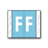 GBS/VRE Color Coded Alphabetical Labels "F" (1-5/16" x 1-1/2")