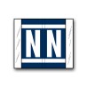 GBS/VRE Color Coded Alphabetical Labels "N" (1-5/16" x 1-1/2")
