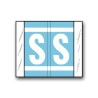 GBS/VRE Color Coded Alphabetical Labels "S" (1-5/16" x 1-1/2")