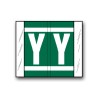 GBS/VRE Color Coded Alphabetical Labels "Y" (1-5/16" x 1-1/2")