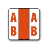 POS 3700 Color Coded Alphabetical Labels "AB" (15/16" x 1-5/8")
