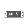 Col’R’Tab Color Coded Month Labels "APR" (1/2" x 1-1/2")