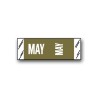 Col’R’Tab Color Coded Month Labels "MAY" (1/2" x 1-1/2")
