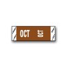 Col’R’Tab Color Coded Month Labels "OCT" (1/2" x 1-1/2")