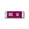 Col’R’Tab Color Coded Month Labels "DEC" (1/2" x 1-1/2")