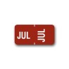 Tabbies Color Coded Month Labels "JUL" (1/2" x 1")