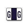 Tab 1283/1286 & Smead BCCS & BCCR Coded Alphabetical Labels "G" (1" x 1-1/4")