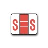 Tab 1283/1286 & Smead BCCS & BCCR Coded Alphabetical Labels "S" (1" x 1-1/4")